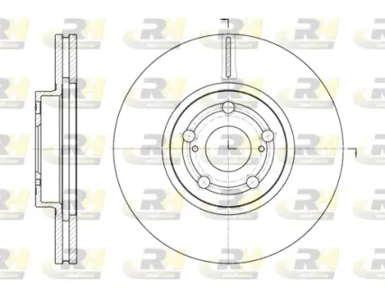 Тормозной диск roadhouse 670110