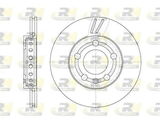 Тормозной диск roadhouse 670910
