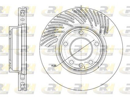 Гальмівний диск roadhouse 677310 на Porsche Cayenne