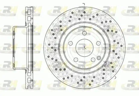 Тормозной диск roadhouse 681710