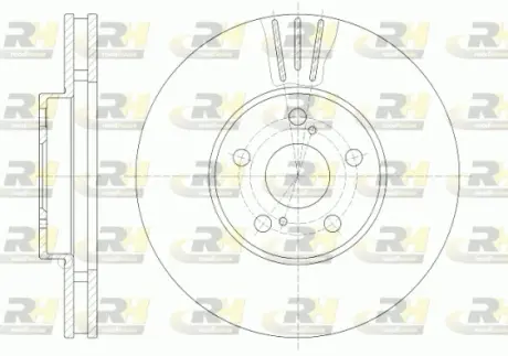Тормозной диск roadhouse 681910 Тойота Хайс