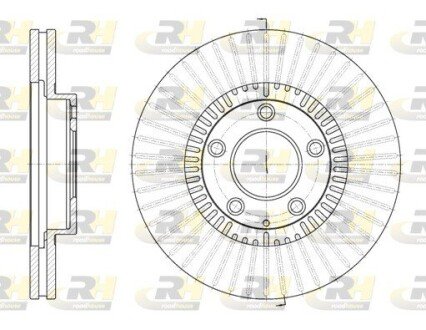 Тормозной диск roadhouse 689810 на Мазда Мпв