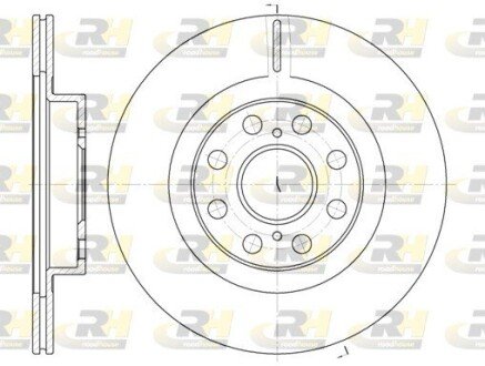 Гальмівний диск roadhouse 696110 на Лексус Rx350