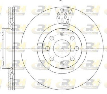 Гальмівний диск roadhouse 698210