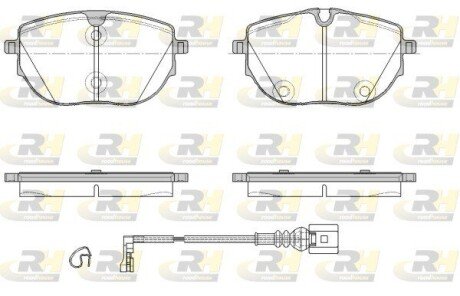 Передние тормозные колодки roadhouse 21920.01 на Фольксваген Multivan T6