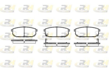 Задние тормозные колодки roadhouse 2104202 на Киа Соренто 1