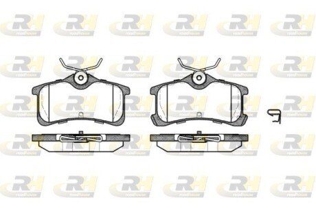 Задні тормозні (гальмівні) колодки roadhouse 2105002