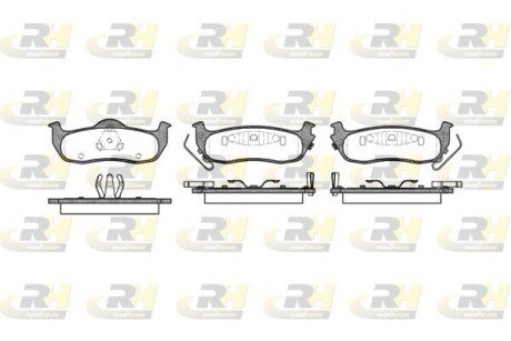 Задние тормозные колодки roadhouse 2110602 на Ниссан Навара