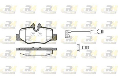 Задние тормозные колодки roadhouse 2111002 на Мерседес Viano w639