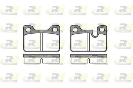 Задние тормозные колодки roadhouse 211300 Бмв 3 Series