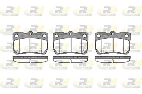 Задні тормозні (гальмівні) колодки roadhouse 2118102