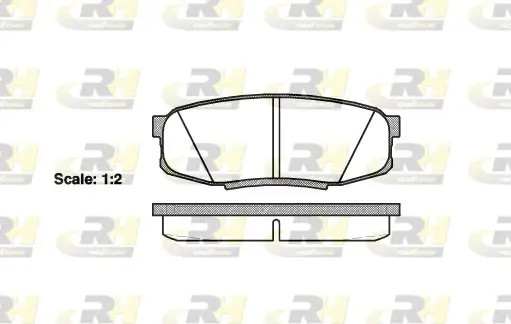 Задние тормозные колодки roadhouse 2127200