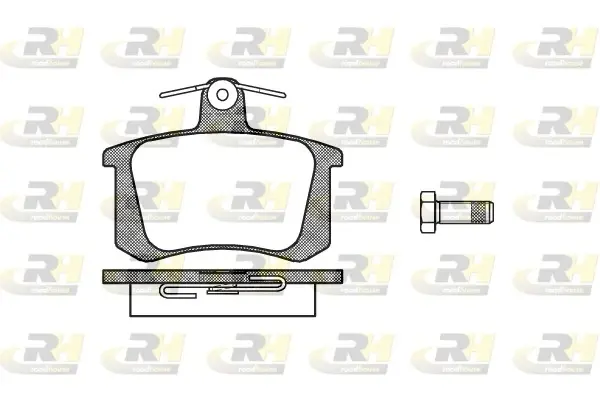 Задние тормозные колодки roadhouse 213520