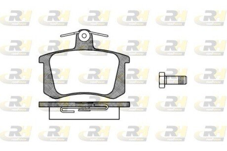 Задние тормозные колодки roadhouse 213520 на Ауди 100 с3