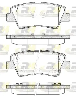 Задні тормозні (гальмівні) колодки Roadhouse 2136252