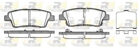 Задние тормозные колодки roadhouse 2145802