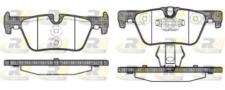 Задні тормозні (гальмівні) колодки roadhouse 2147600