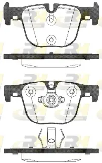 Задні тормозні (гальмівні) колодки roadhouse 2149300 Бмв F30