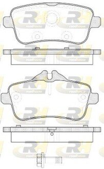 Задние тормозные колодки roadhouse 2150300 на Мерседес GL-Class X166