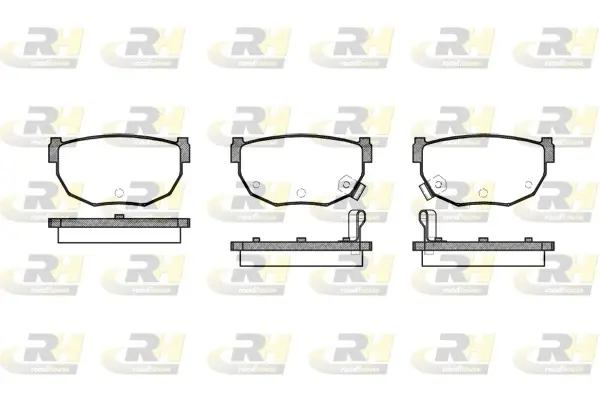 Задние тормозные колодки roadhouse 215112