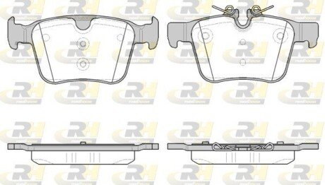 Задние тормозные колодки roadhouse 2151640 на Вольво Xc90