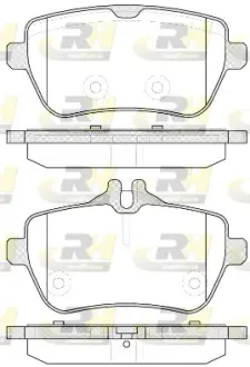 Задні тормозні (гальмівні) колодки Roadhouse 2153500