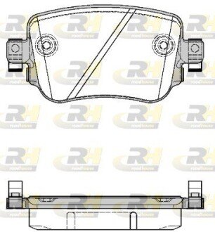 Задні тормозні (гальмівні) колодки roadhouse 2154908 на Сеат Leon Sportstourer 1