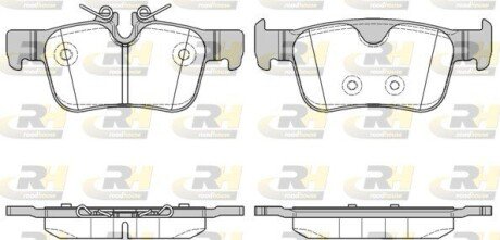 Задние тормозные колодки roadhouse 21551.10