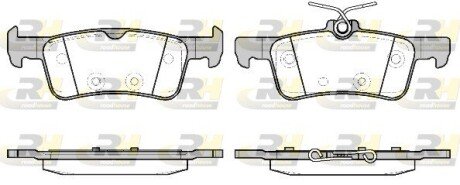 Задние тормозные колодки roadhouse 21563.20
