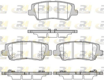 Задние тормозные колодки roadhouse 2156405