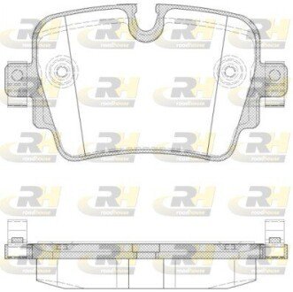 Задние тормозные колодки roadhouse 21572.00