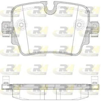 Задні тормозні (гальмівні) колодки roadhouse 2157200