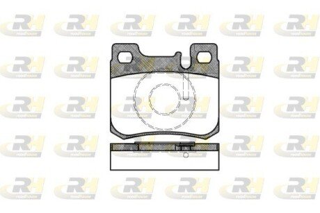 Задние тормозные колодки roadhouse 215720 на Мерседес W124