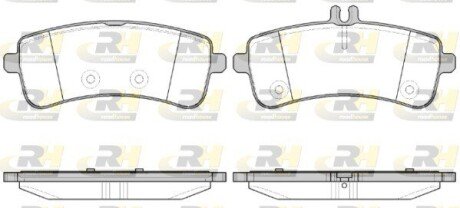 Задні тормозні (гальмівні) колодки roadhouse 2159400 на Мерседес S-Class C217/A217