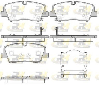 Задние тормозные колодки roadhouse 21687.00