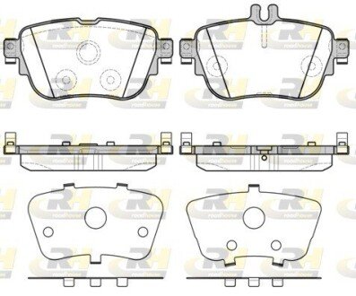 Задние тормозные колодки roadhouse 21699.00 на Мерседес E-Class w238/A238