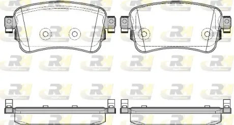 Задні тормозні (гальмівні) колодки Roadhouse 21720.00