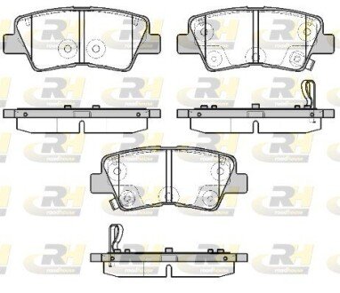 Задние тормозные колодки roadhouse 21807.02 на Киа Оптима jf