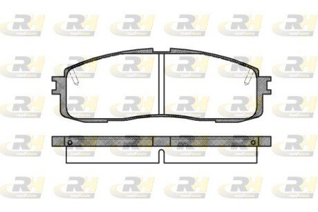 Задні тормозні (гальмівні) колодки roadhouse 2199.10