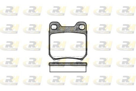 Задние тормозные колодки roadhouse 223960 на Сааб 9 5