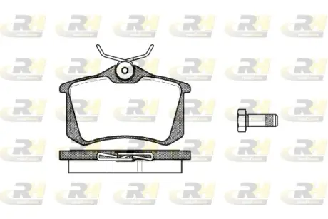 Задние тормозные колодки roadhouse 226310