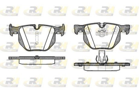 Задние тормозные колодки roadhouse 238160 на Бмв 6 серии