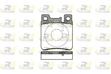 Задние тормозные колодки roadhouse 240700