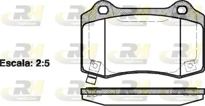 Задние тормозные колодки roadhouse 243454 Jeep Grand Cherokee