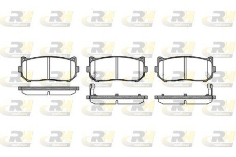 Задние тормозные колодки roadhouse 264902 на Киа Шума 2