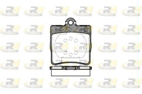 Задні тормозні (гальмівні) колодки roadhouse 267800 на Мерседес Clk w208
