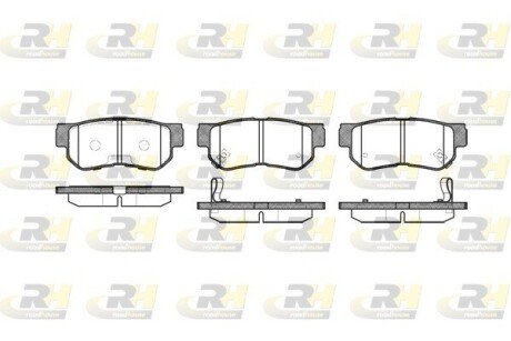 Задние тормозные колодки roadhouse 274612 на Hyundai Матрикс