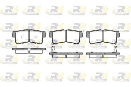 Задние тормозные колодки roadhouse 274622 на Hyundai Матрикс