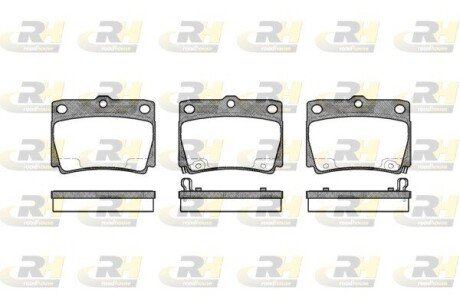 Задние тормозные колодки roadhouse 275002 на Митсубиси Паджеро 2