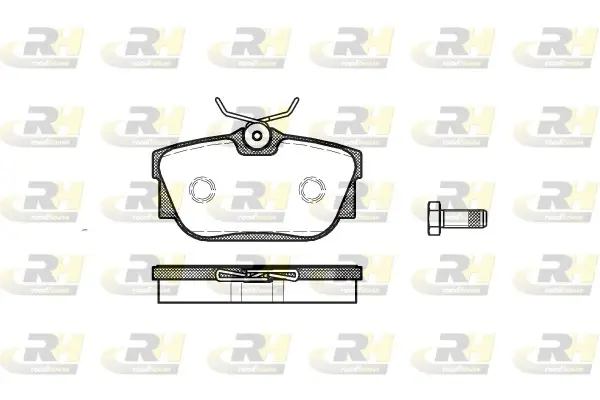 Задні тормозні (гальмівні) колодки Roadhouse 276700 (фото 1)